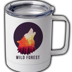 Custom Logo/Photo Stainless Steel Coffee Cup 10oz