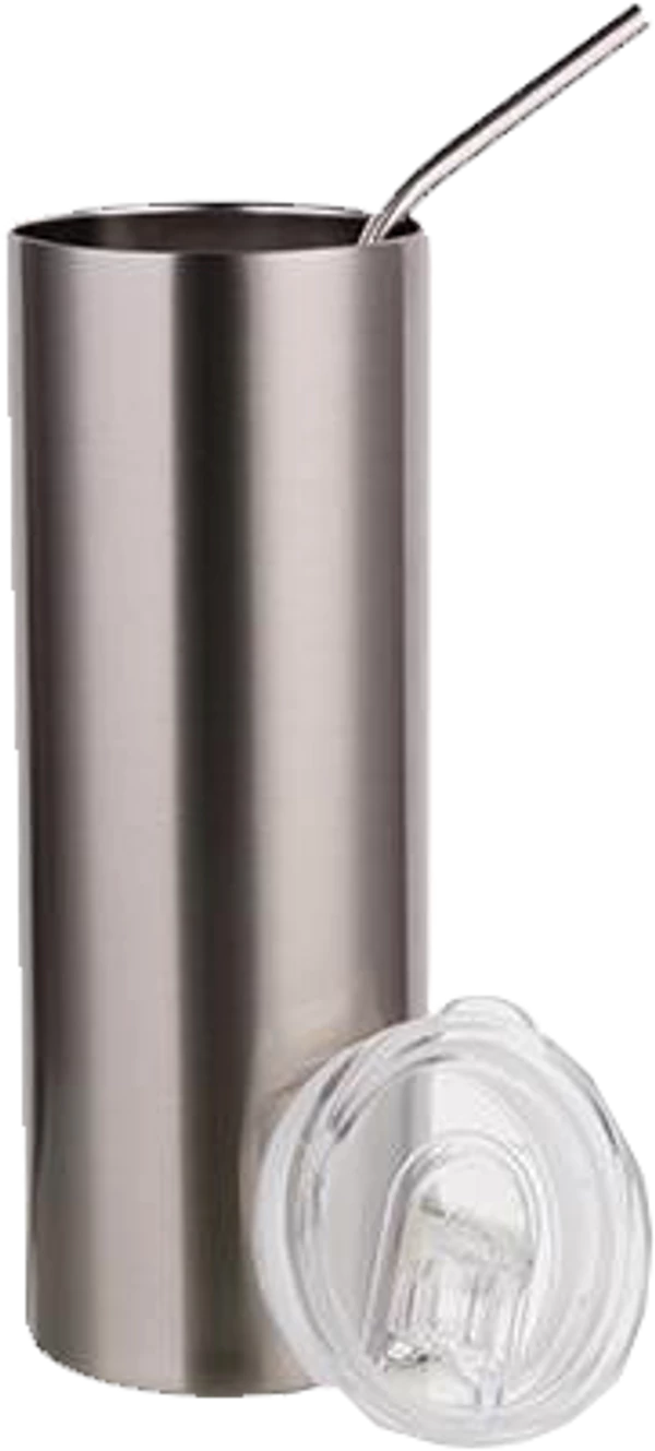 ActiveDogsCom Logo Personalized Stainless Steel Tumbler W/ Metal Straw 20oz - Image 4