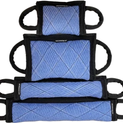 Blue Herringbone Jute Tugs