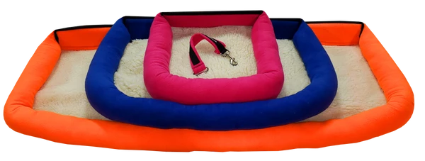 ActiveDogs Fleece No Slip Seat Belt Travel Dog Bed