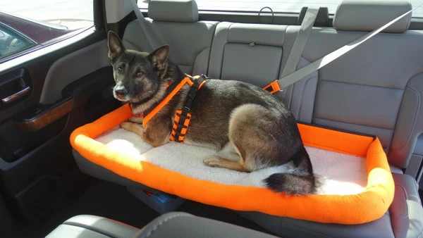 ActiveDogs Fleece No Slip Seat Belt Travel Dog Bed - Image 2