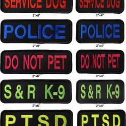 Custom ID Dog Collar Patch 2x6