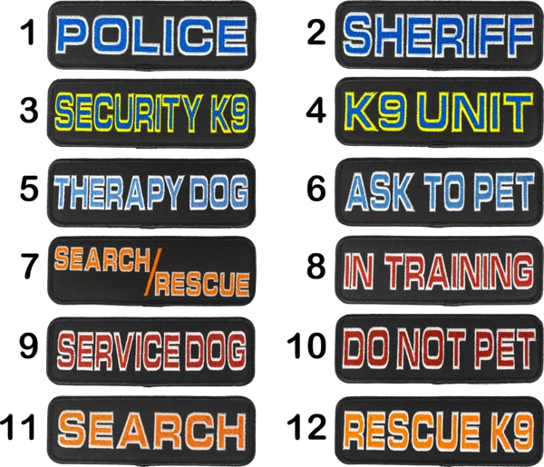 Embroidered Patch Dog Collar - Image 7