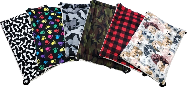 Reversible Fleece Cushion Pad For Raised Dog Bed