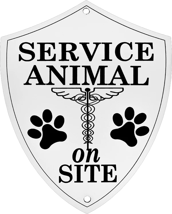 Engraved Service Animal Sign - Image 6