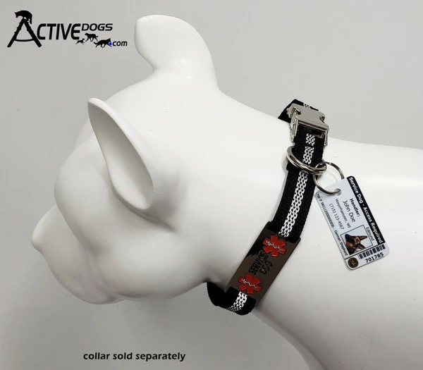 ActiveDogs Registered Service Dog ID Card + 3 Key Tag Cards + Clip-On Carrier + Free Digital Copy - Image 9