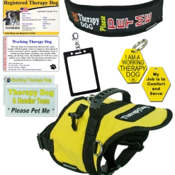 Deluxe Therapy Dog Vest Starter Kit