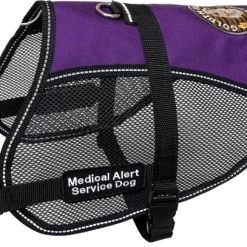 Custom Logo/Text Service Dog Vest - Hybrid Mesh Vest