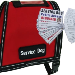 Service Dog ID Cape Vest + Free ADA Federal Law Cards