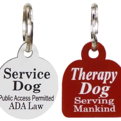 Small Dog Engraved ID Tag