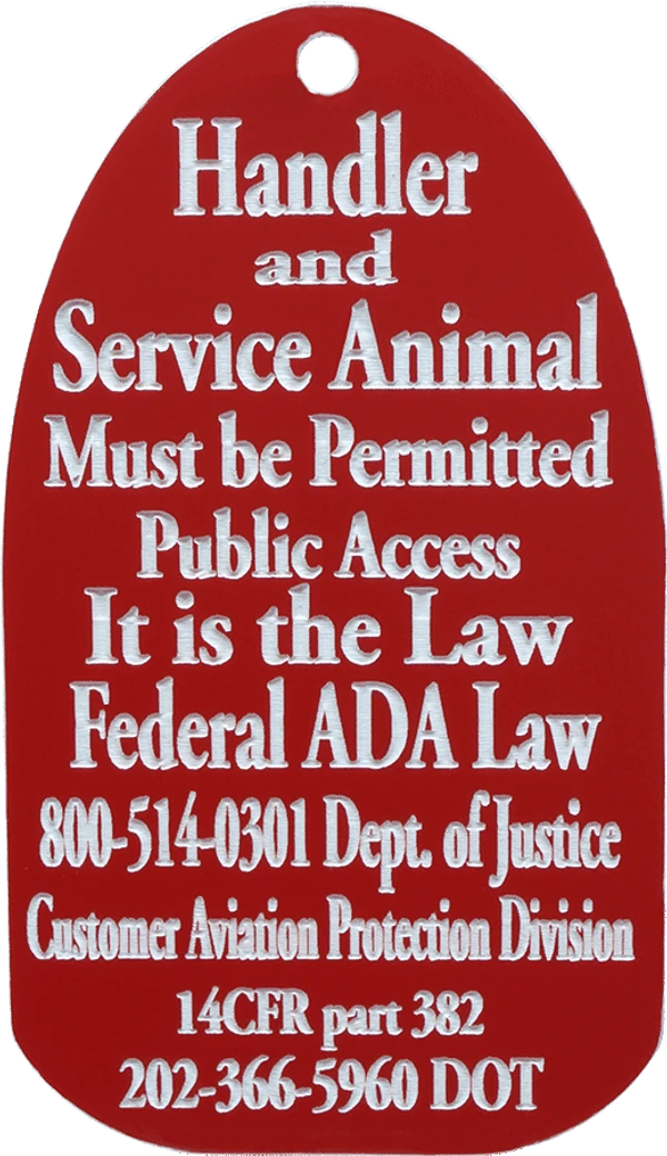 Handler ID Tag With Lanyard - Image 3