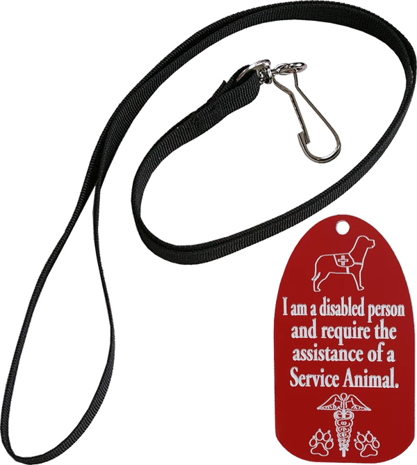 Handler ID Tag With Lanyard