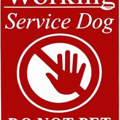 Working Service Dog ID Tag