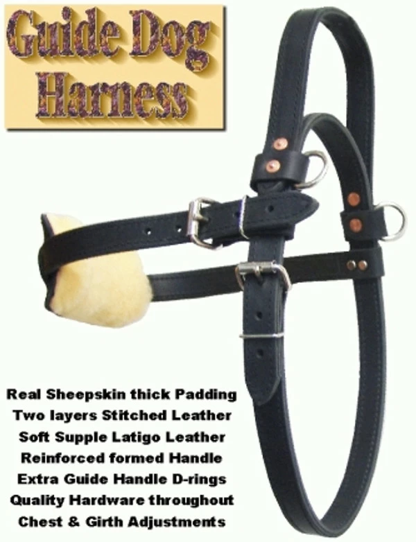 Leather Guide Dog Harness - Image 5