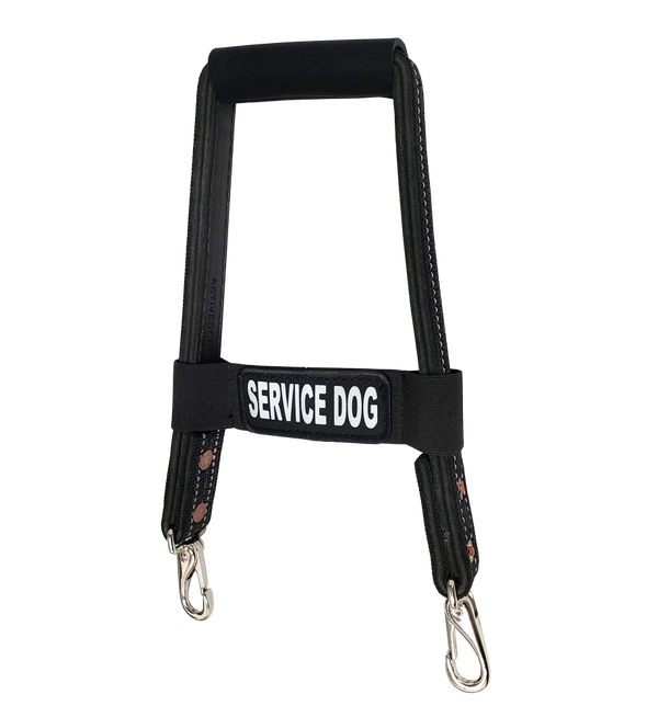 Leather Reflective Snap-On Bridge Handle