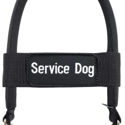 12" Nylon Clip-on Bridge Handle W/Service Dog ID Band