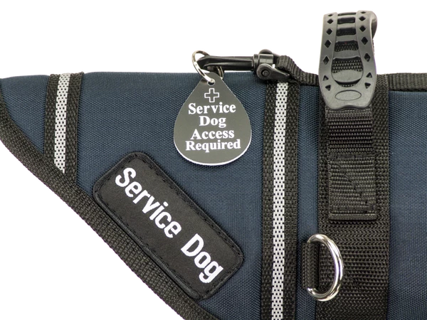 Engraved Plastic Service Dog Access Tag - Image 9