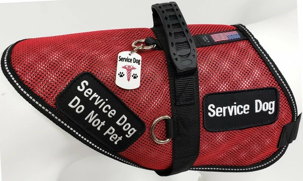 Service Dog Metal Identification Tag Double Sided - Image 4