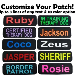 Custom Text Vinyl Lettered Patch