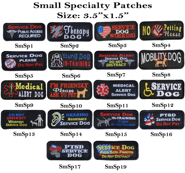 Embroidered Small Specialty Patches