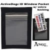 ID Window Pocket W/ Velcro Backing