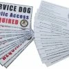 Service Dog ADA Public Access Required Cards - 25pk