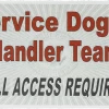 Service Dog/Therapy Dog Handler Team Cards - 25pk