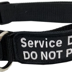 Service Dog No Slip Martingale Patch Collar