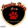 Service Dog Window Signs