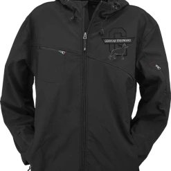 Hooded Letterman Soft Shell Jacket - Breed Specific