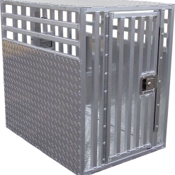 Diamond Tread Aluminum SUV Dog Crate
